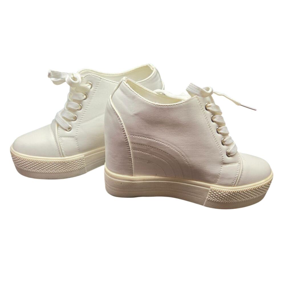 Ash size 245 (womens 7.5), Hidden Wedge Heel, Platform Sneaker